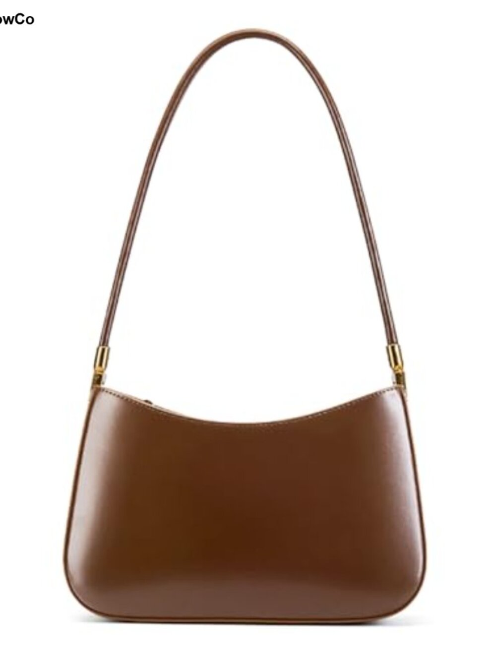 Genuine Leather Shoulder Bag Clutch Handbag Women Structured Hobo